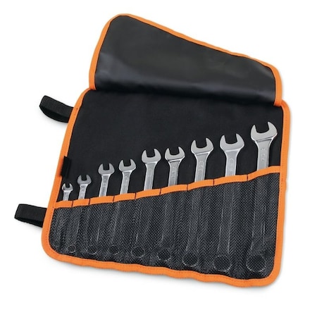 Set of 9 Combination Wrenches in Tool Roll,1/4"", 5/16"", 3/8"", 7/16"", 1/2"", 9/16"", 5/8"", 11/16"", 3/4 -  BETA, 000420159